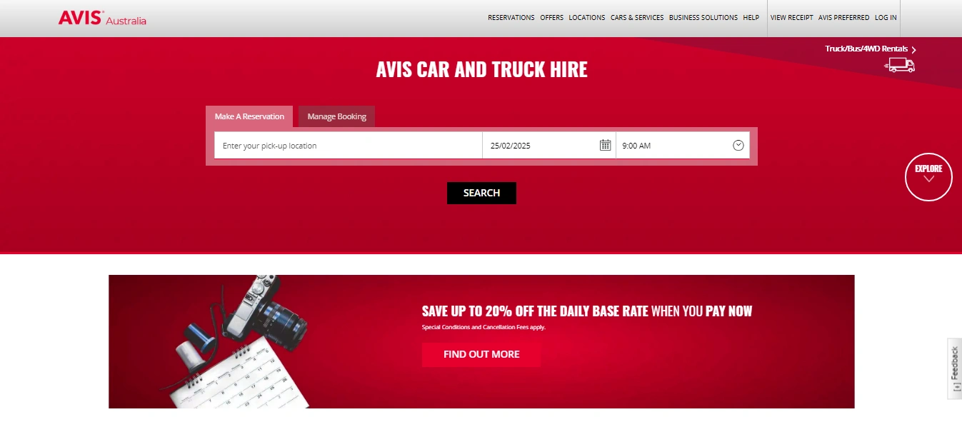 Avis Car And Truck Hire